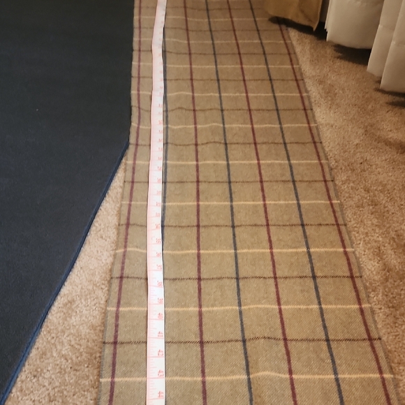 Burberry Tan and Red Plaid Scarf - Picture 15 of 16